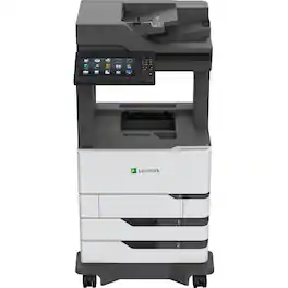 Lexmark - MX820 MX822ade Laser Multifunction PrinterCopier/Fax/Scanner-55 ppm Mono Print-1200x1200 - Monochrome