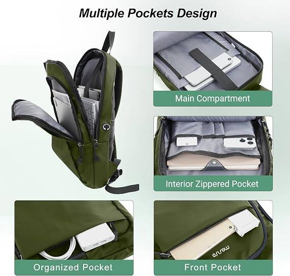 Multiple Pockets Design
Main Compartment
Interior Zippered Pocket
Organized Pocket
Front Pocket