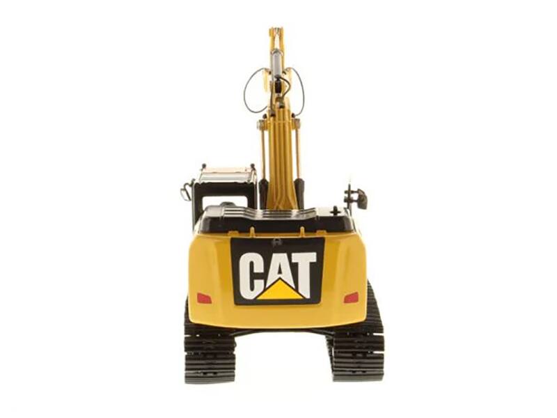 Alt View 4. Diecast Masters - CAT Caterpillar 320F L Hydraulic Excavator with Operator "Core Classics" Series 1/50 Diecast Model by Diecast Masters.