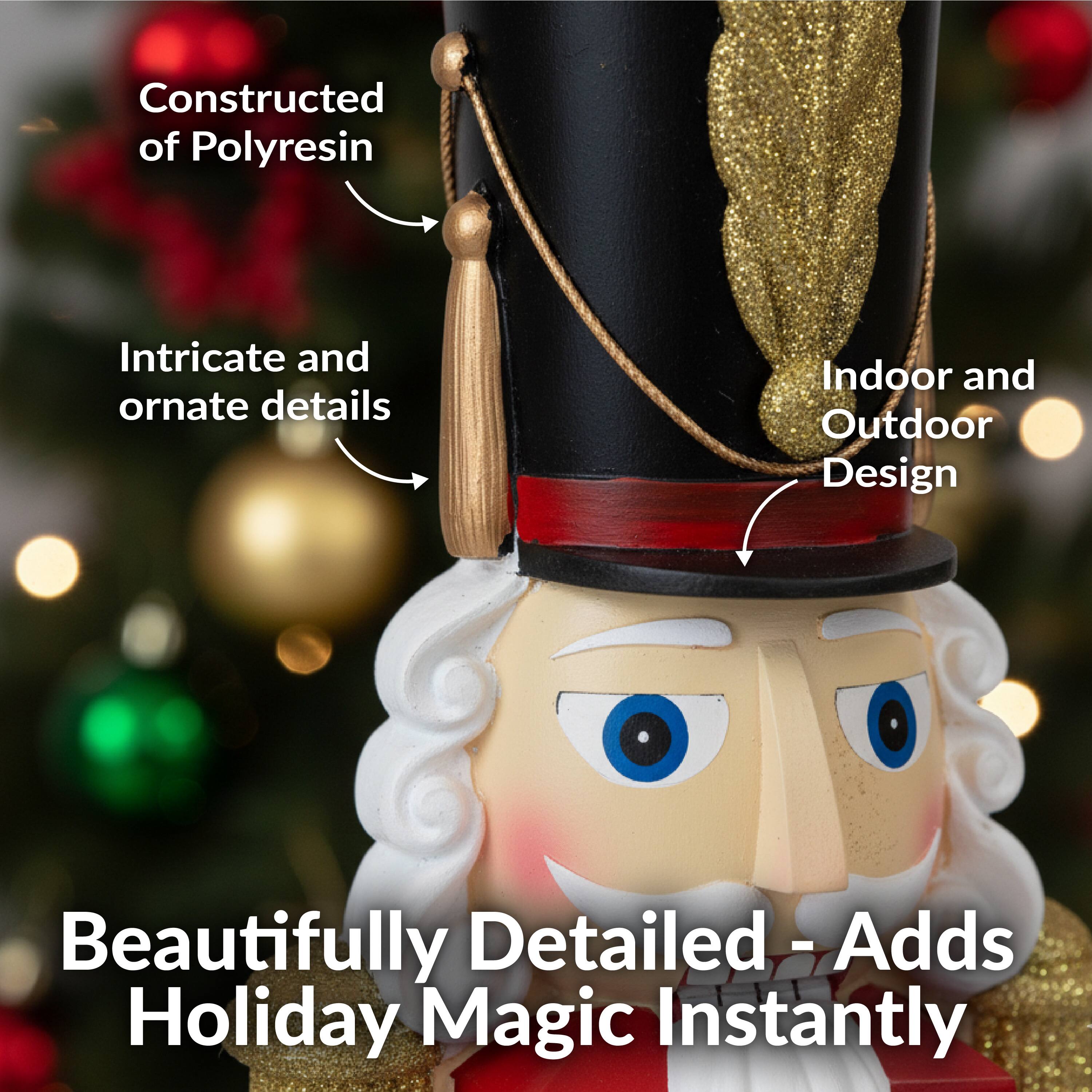 Constructed of Polyresin  
Intricate and ornate details  
Indoor and Outdoor Design  
Beautifully Detailed - Adds Holiday Magic Instantly