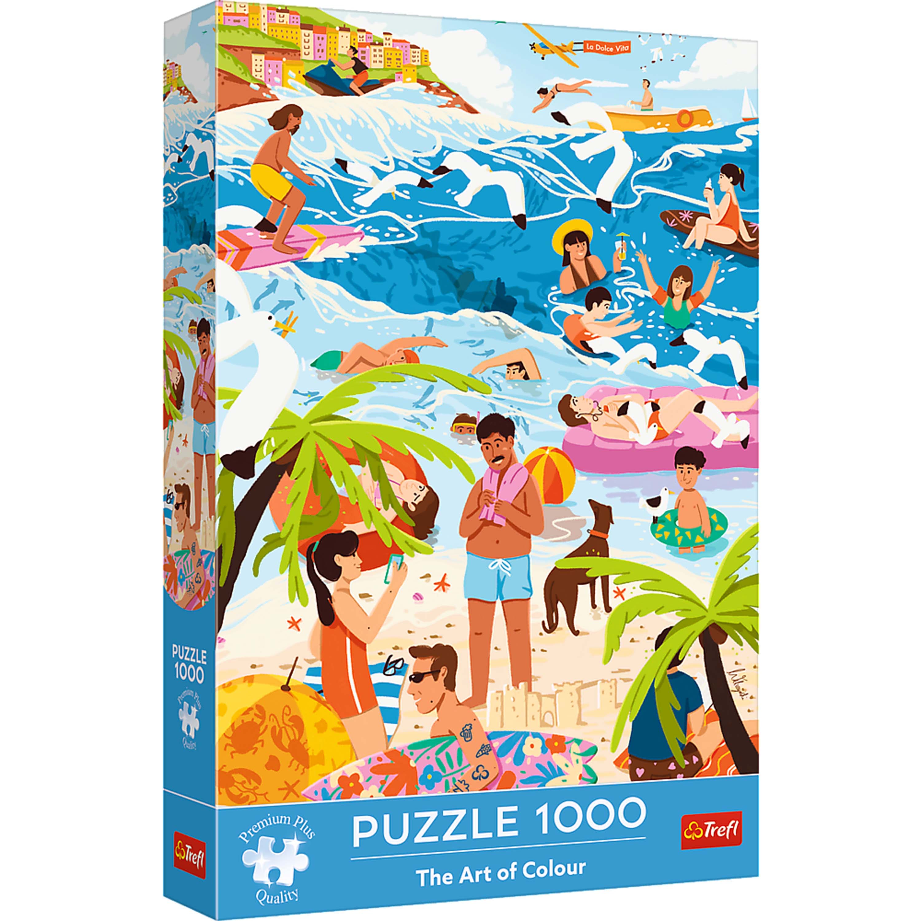 Trefl - Premium Plus The Art of Colour: In the Heat of the Holiday Season 1000 Piece Puzzle