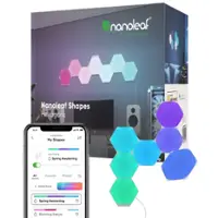 Nanoleaf - Shapes Hexagons Smarter Kit (7 Panels) - Multicolor - Angle_Zoom