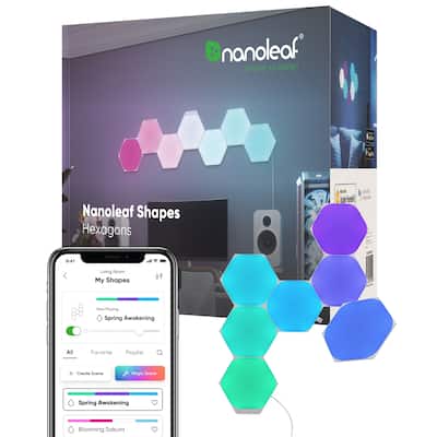 Nanoleaf Shapes Hexagons スタータキット Nanoleaf Shapes Hexagons Smarter Kit (7 Panels) Multicolor