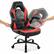 Alt View 6. AOITUN - Ergonomic Computer Gaming Chair with Flip-up Armrest, Height Adjustable PU Leather Home Office Desk Chair - Red.