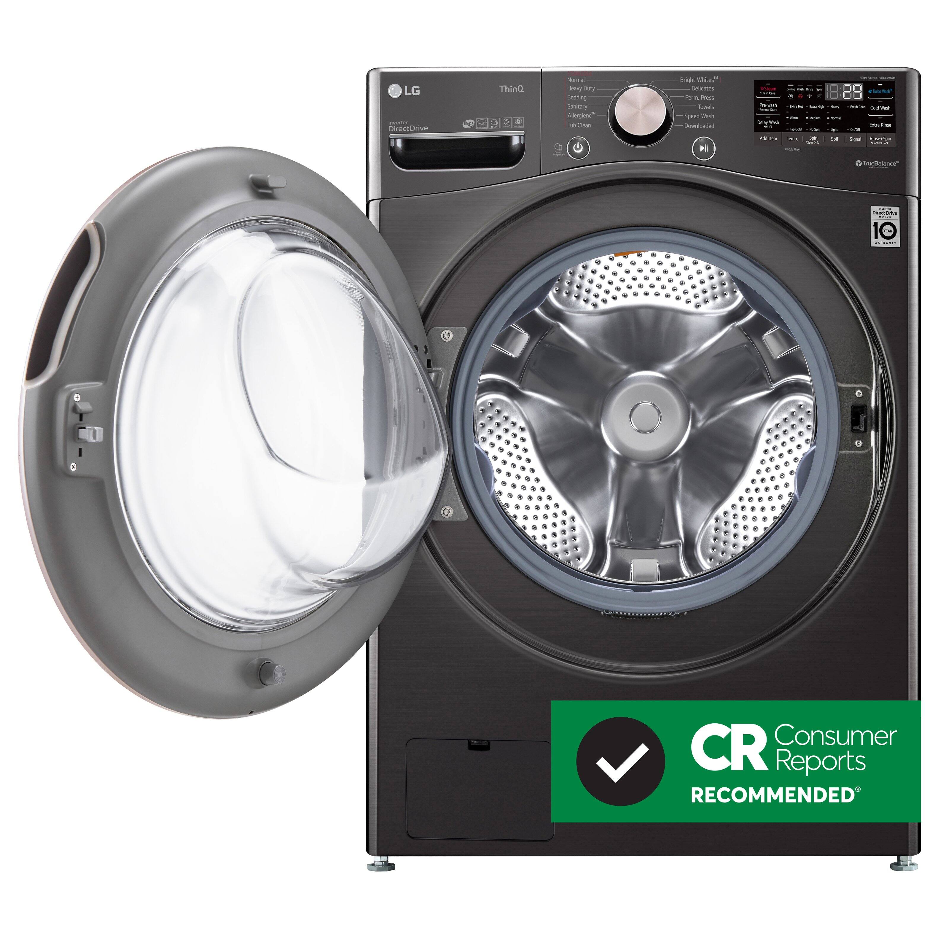 LG ThinQ  
DirectDrive  
Consumer Reports RECOMMENDED