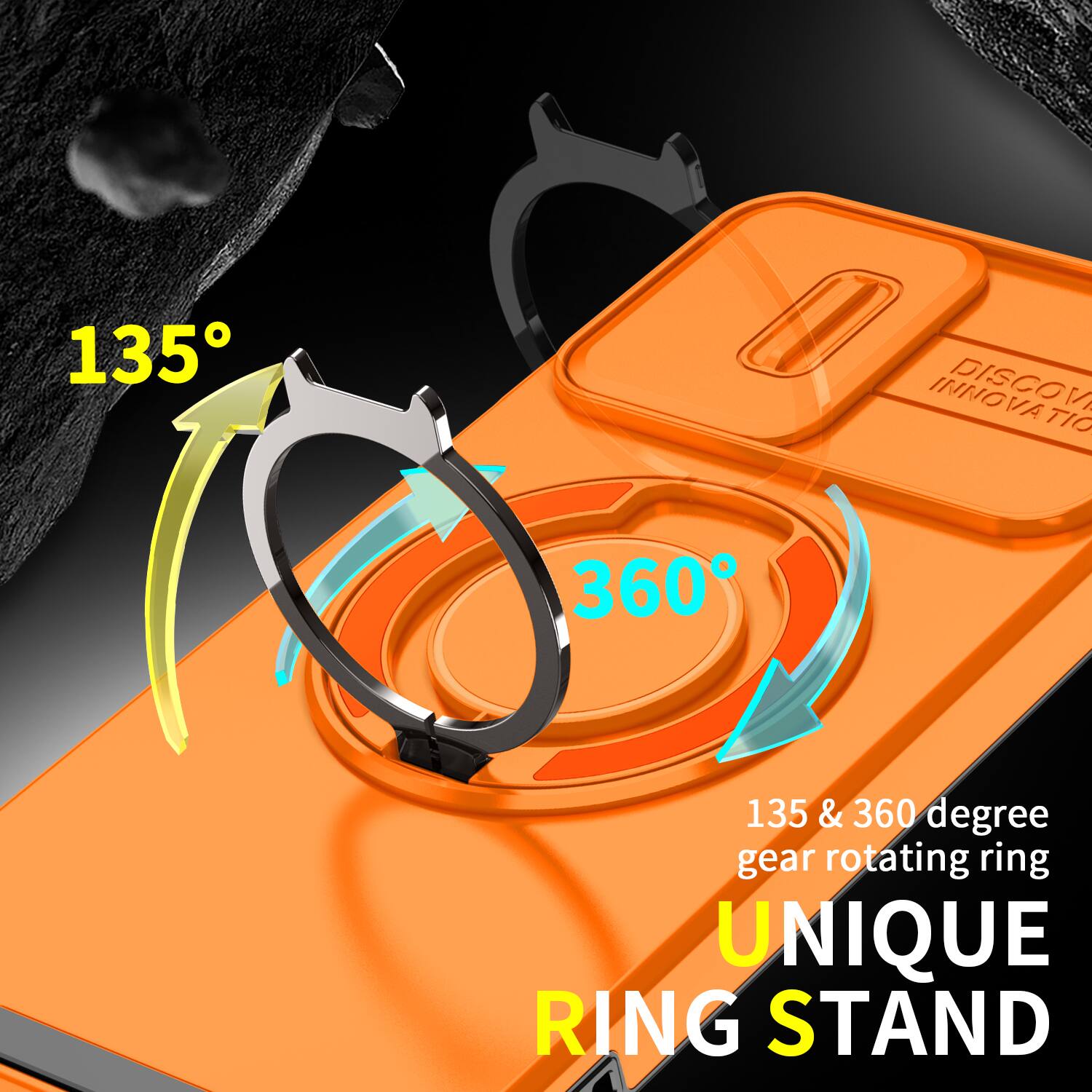 135
DISCOVER INNOVATION
360
135 & 360 degree gear rotating ring
UNIQUE RING STAND