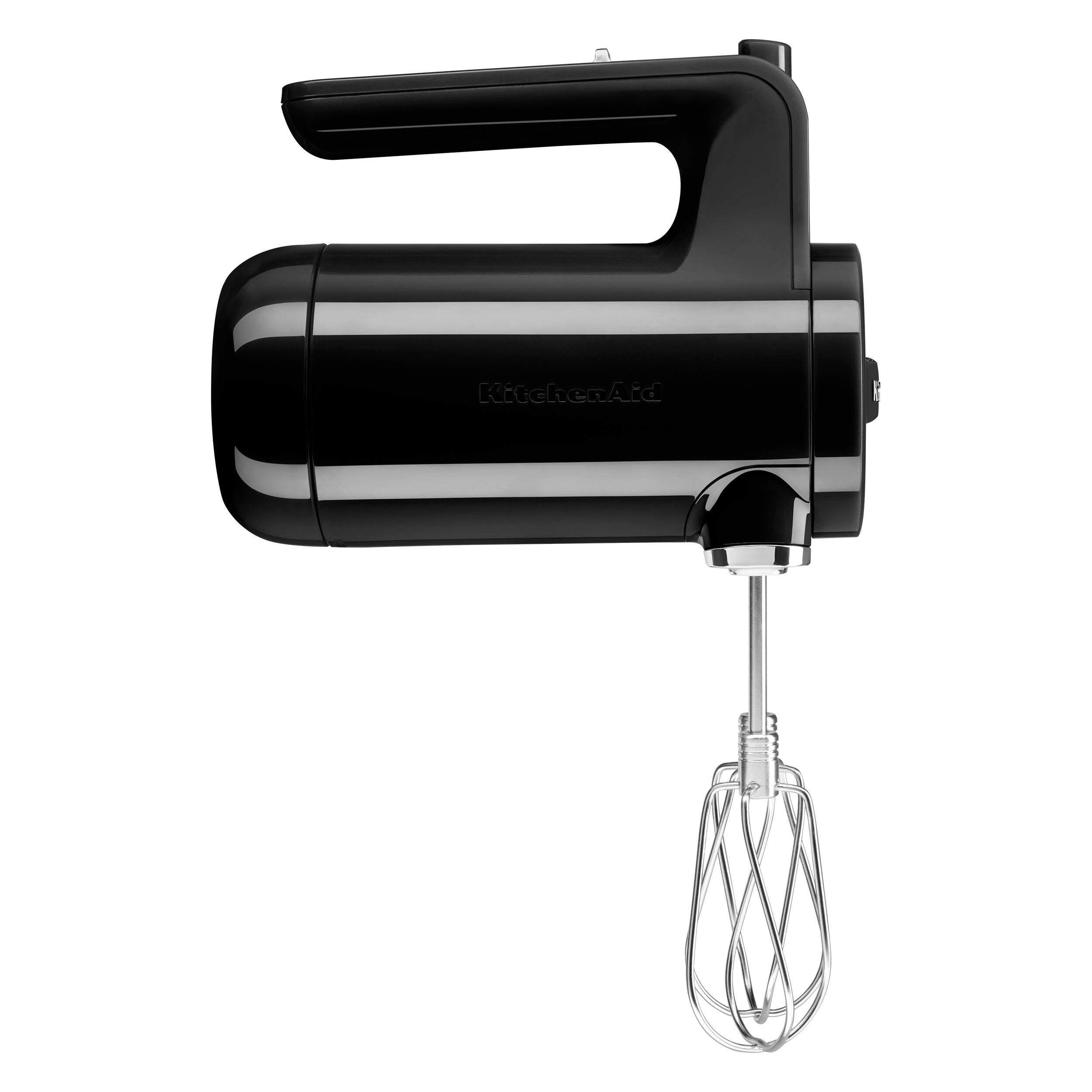 Left. KitchenAid - Cordless 7 Speed Hand Mixer - Onyx Black.