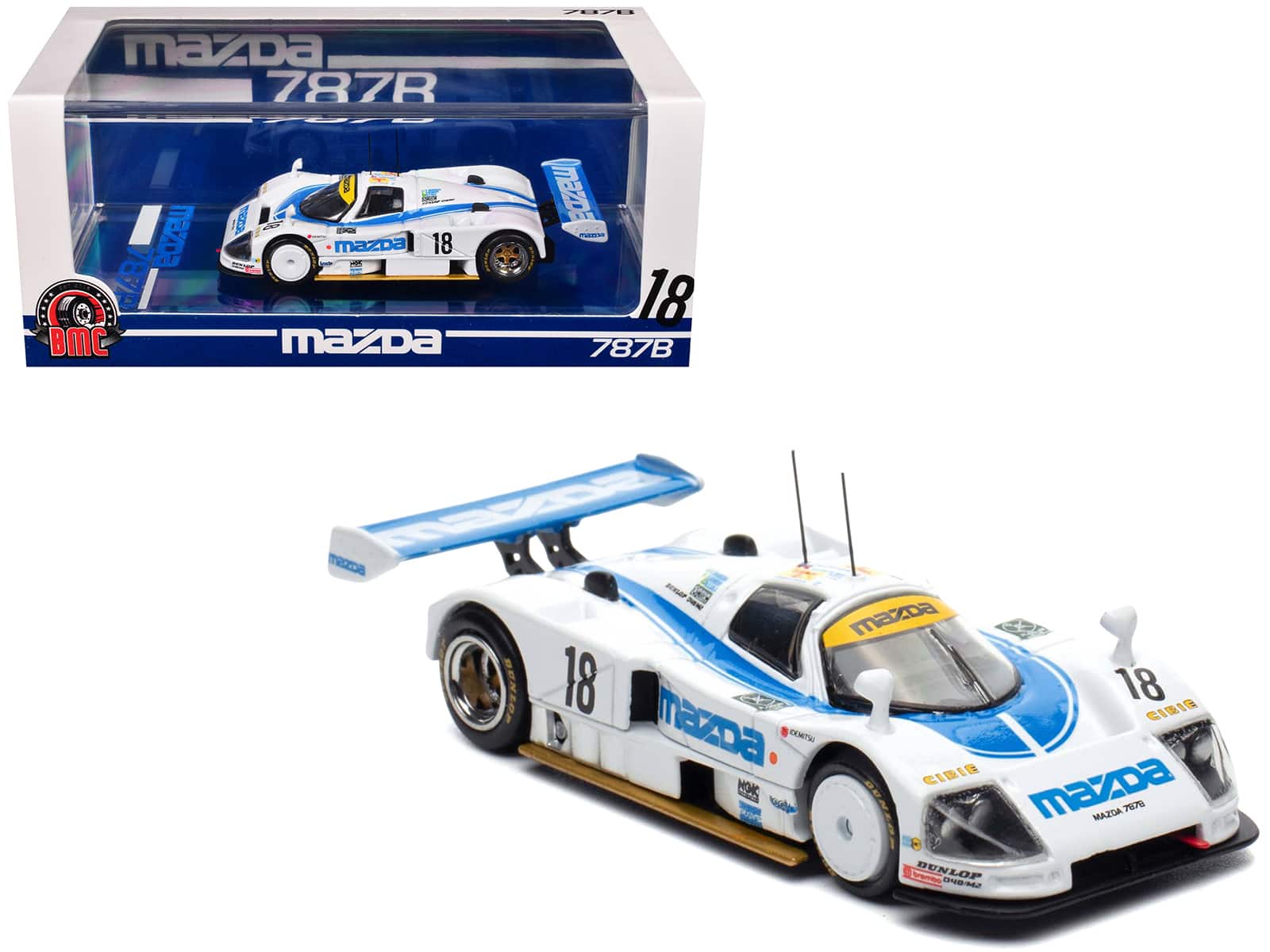 "Mazda 787B #18 ""Mazdaspeed"" ""24 Hours of Le Mans"" (1991) 1/64 Diecast Model Car by BM Creations" price history on PriceWatchPro
