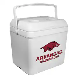 Indigo Falls - Arkansas Razorbacks 24-Can Tailgate Cooler - White
