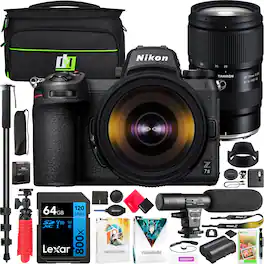 Bundle - Nikon - Z 7II Mirrorless Camera Body Kit + Tamron 28-75mm F2.8 Di III VXD G2 Lens