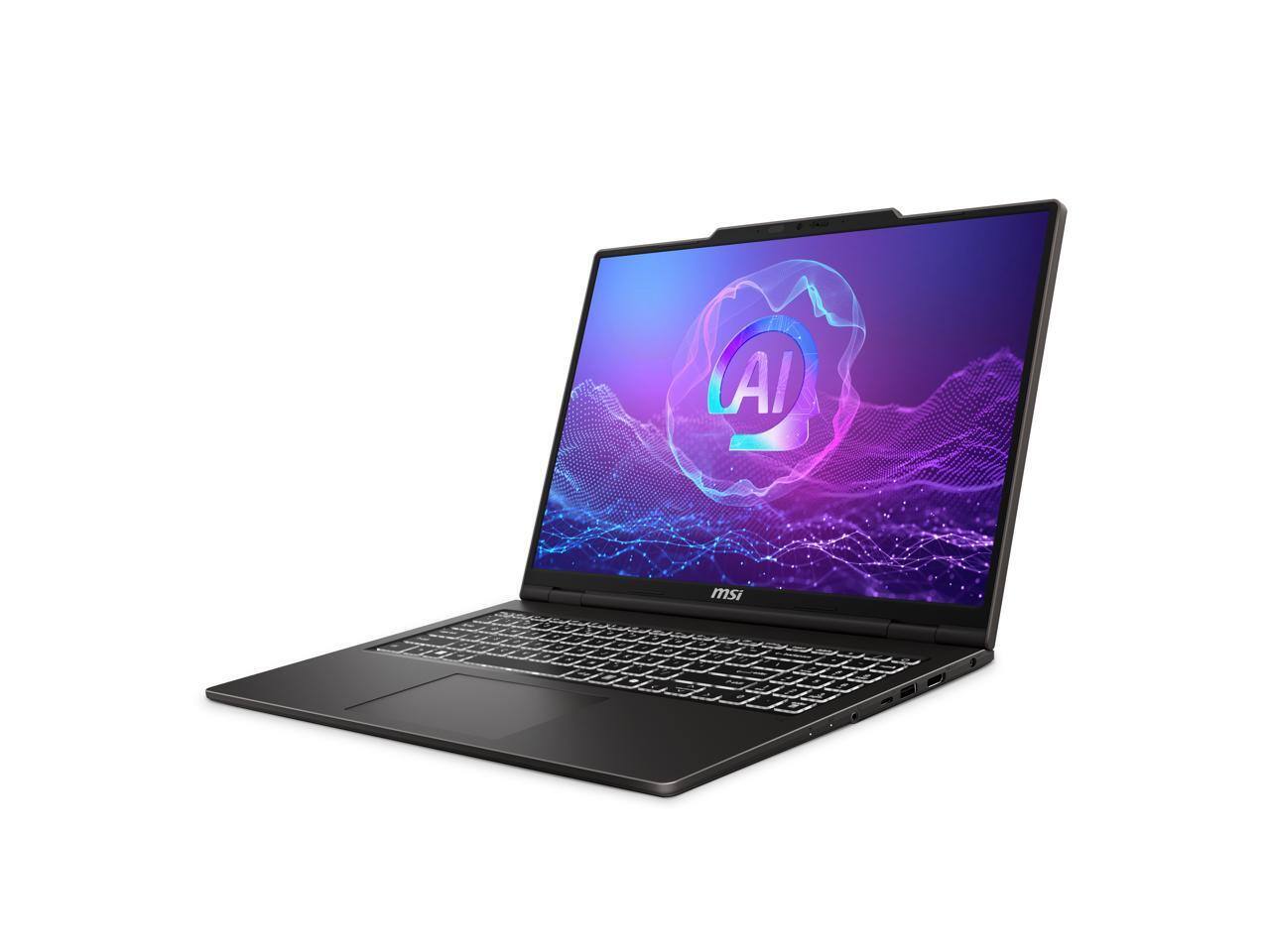 Alt View 1. MSI - MSI Venture 16 AI TouchScreen Laptop Intel Core Ultra 7 255H 32GB RAM 512GB SSD Intel Arc Graphics (A2HMTG-046US).