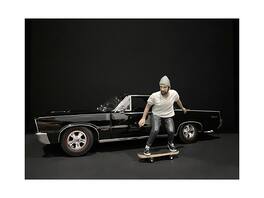 Skateboarder Figurine II for 1/24 Scale Models by American Diorama - Multi