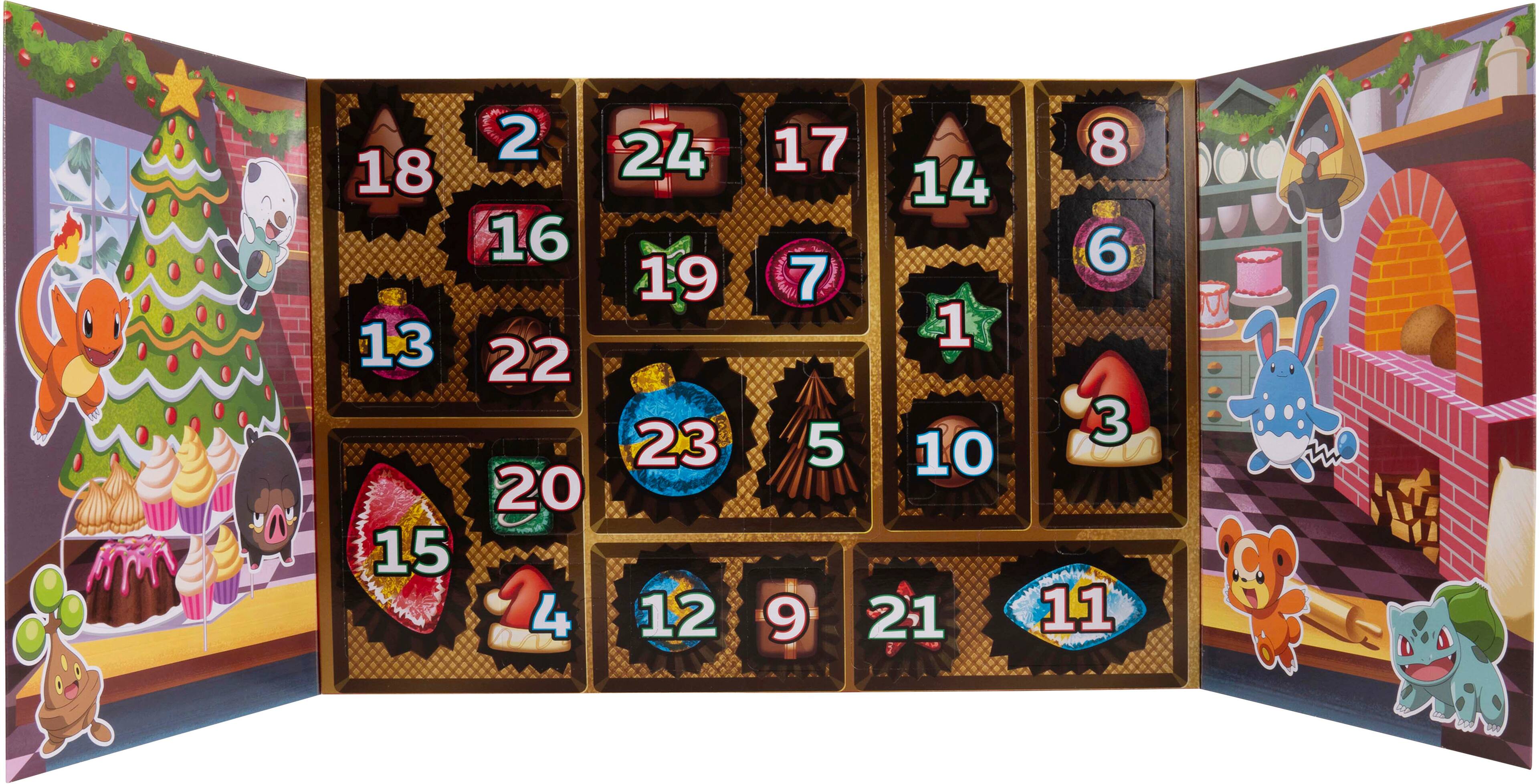 Alt View 1. Jazwares - Pokemon Battle Figure  24-Pack Holiday Calendar 2025.