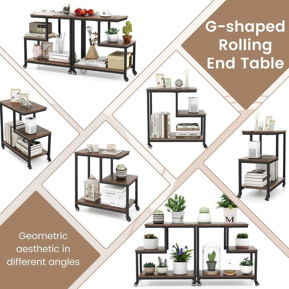 G-shaped Rolling End Table

Geometric aesthetic in different angles
