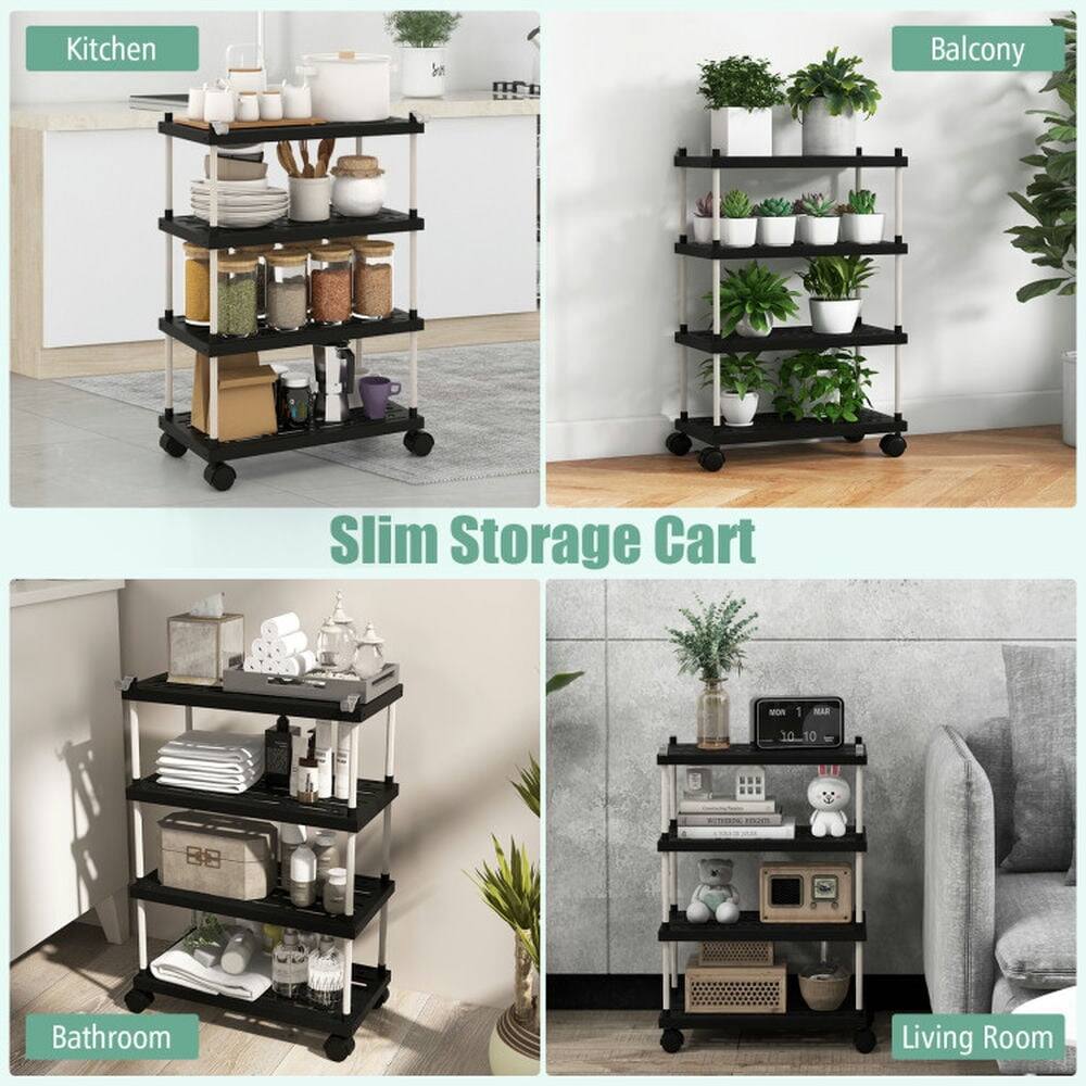 Kitchen Balcony Slim Storage Cart  
Bathroom Living Room