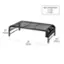 Left. Mind Reader - Monitor Stand, Ventilated Laptop Riser, Desktop Organizer, Side Storage, Metal Mesh, 20"L x 11.5"W x 5.5"H - Black.