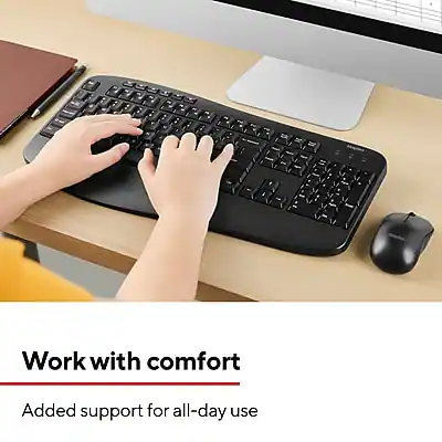 Staples TECH Wireless Keyboard and Optical Mouse Combo Black ST62637 ...