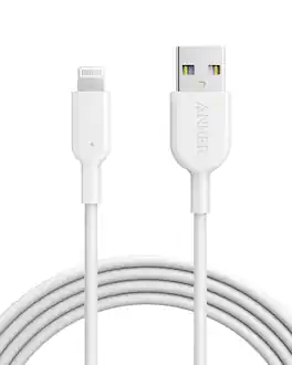 Anker - Powerline II Lightning Cable - White