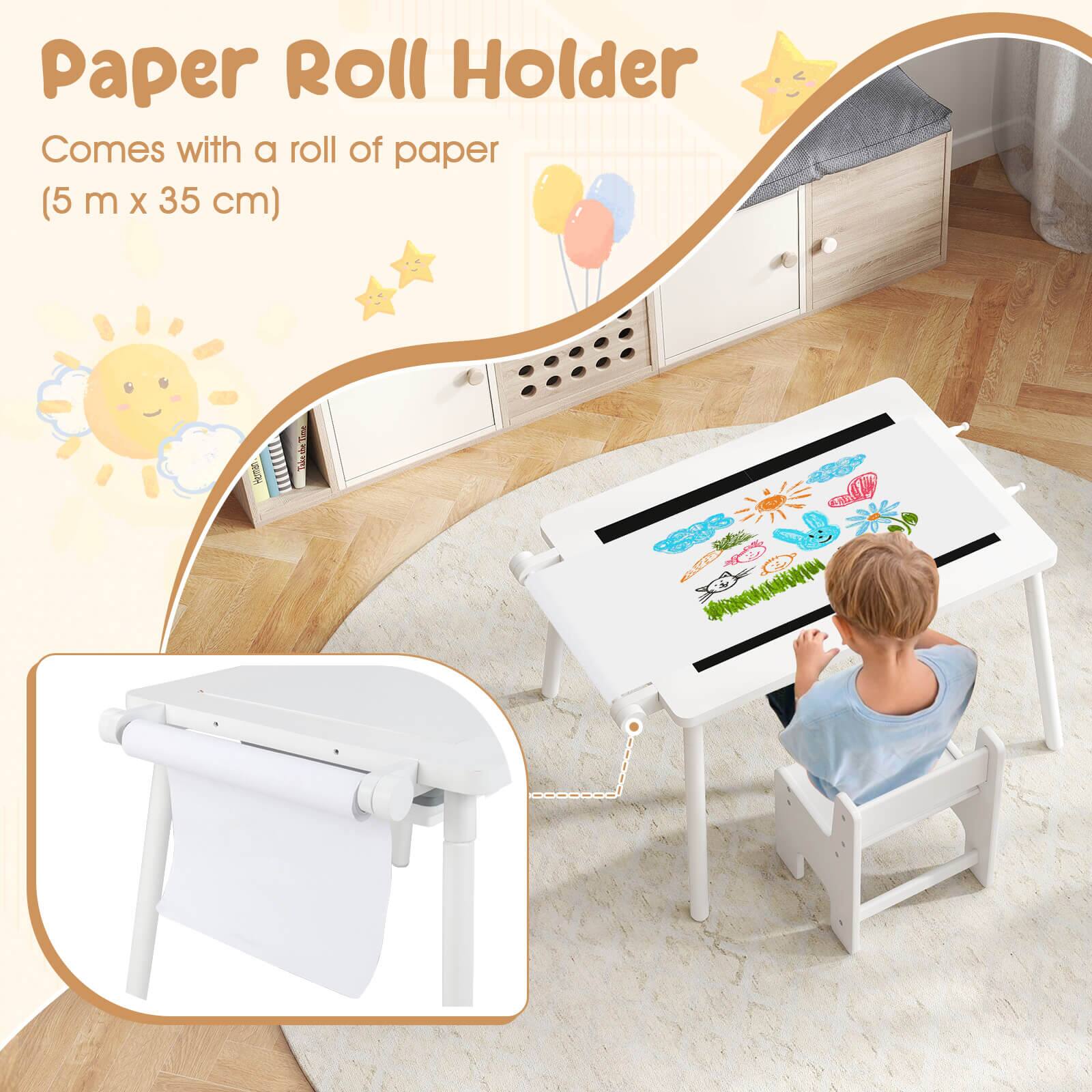 Paper Roll Holder Comes with a roll of paper (5 m X 35 cm)