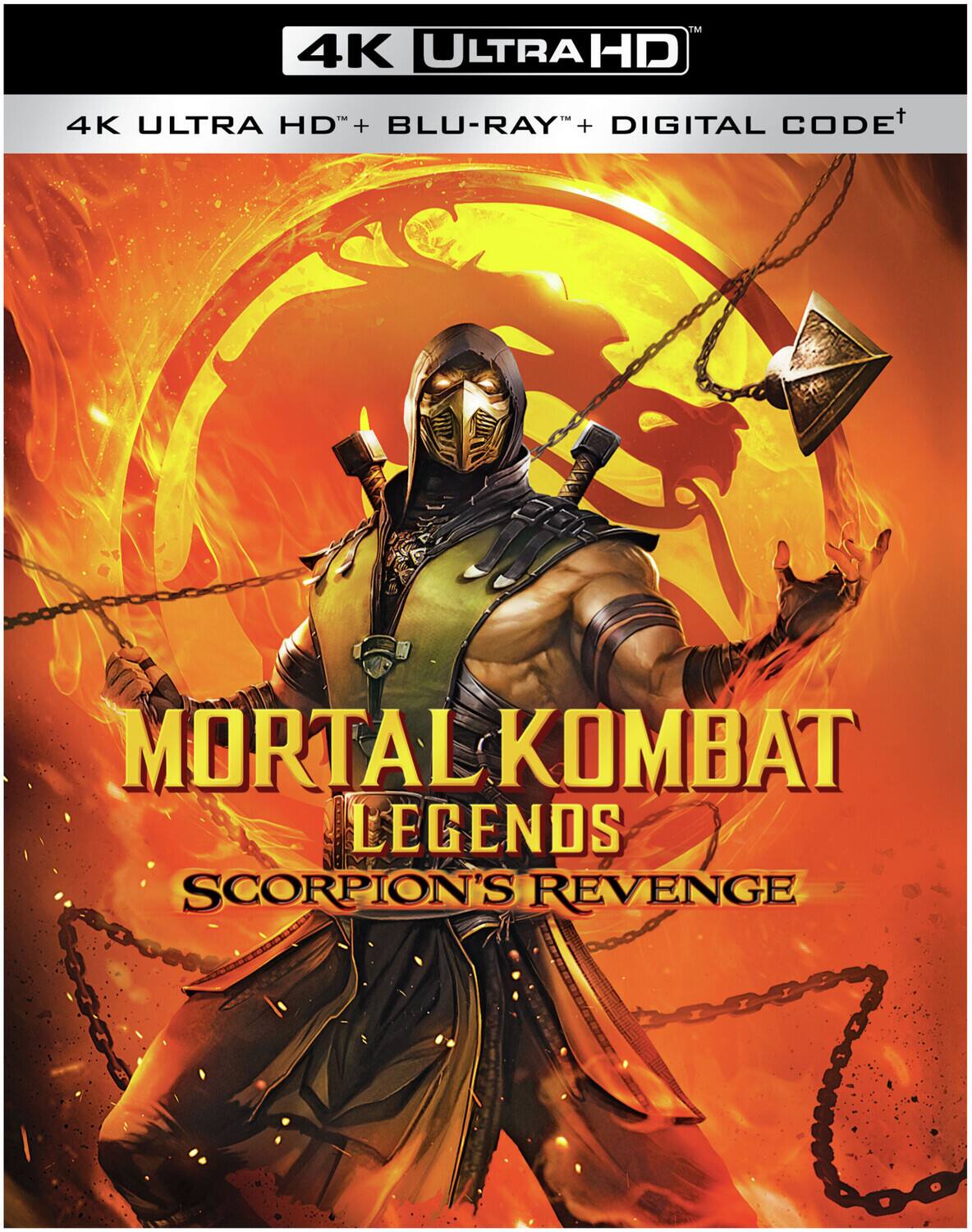 Front. Mortal Kombat Legends: Scorpion's Revenge - 4K Blu-Ray.