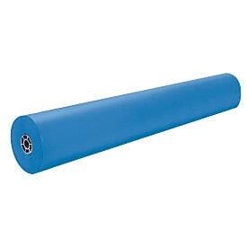 Front. Pacon - Spectra ArtKraft Duo-Finish Paper Rolls, 36" x 1,000' - Bright Blue.