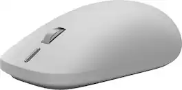 Microsoft - Surface Mouse - Bluetooth Ambidextrous Mouse with BlueTrack and Haptics - Wireless - Platinum