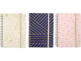 Carolina Pad - Keep it in Line Professional Notebook, 5" x 7", College Ruled, 80 Sheets, Color chosen at random (35087) - Assorted