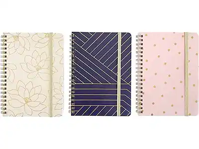 Front. Carolina Pad - Keep it in Line Professional Notebook, 5" x 7", College Ruled, 80 Sheets, Color chosen at random - Assorted.