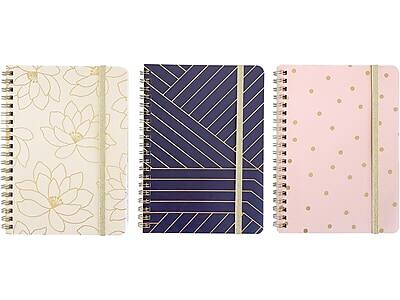 Carolina Pad - Keep it in Line Professional Notebook, 5" x 7", College Ruled, 80 Sheets, Color chosen at random (35087) - Assorted