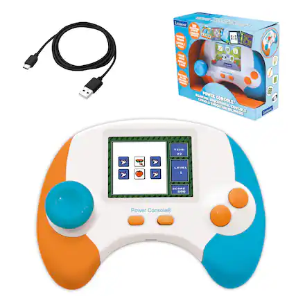 Lecarn CONSOLA TOWER COUCATI CONSOLE EDUCATIVA WA TIONAL LEXIBOOK 100 BILINEUE CONSOLE EDUCATIONAL ACTIVITIES ACTIVIDADES EDUCATIVO 03898g SPANSAI ENGLISH ESPAÑOL INGLÉS / COLOUR SCREEN PANTALLA A COLOR Locionc Prowing ConscleB EDUCATIONAL AND FUN EDUCATION ! DIVERTION BILINGUAL POWER CONSOLE CONSOLA EDUCATIVA CONSOLE LEXIBOOK
TIME 22
LEVEL 1.
SCORE 600
Power Console
RESE!
START