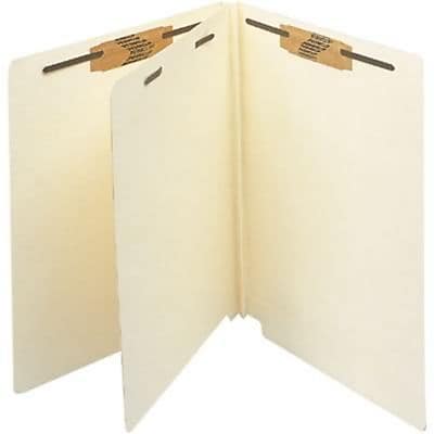 Front. Medical Arts Press - End-Tab Manila Heavy Duty Classification Folders, 1-Divider, 25/Bx - Manila.