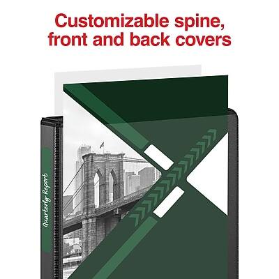 Customizable spine, front and back covers

Report Quarterly