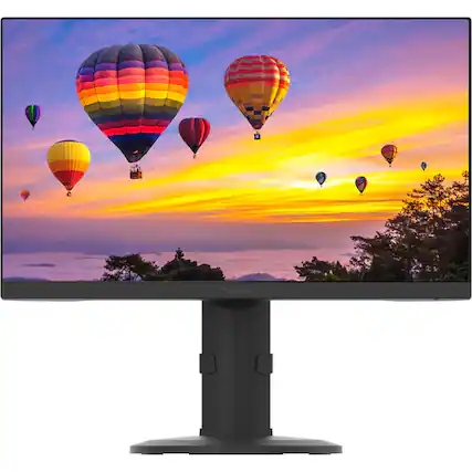 Front. Planar - Planar PZN2410 24” Full HD LCD Monitor (HDMI, DisplayPort, VGA, Cable) - Black.