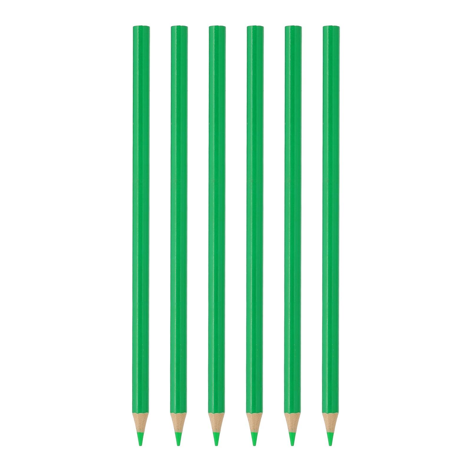 Unique Bargains - Colored Pencils Set, 6pcs Oil Color Pencils Wooden Coloring Drawing Pencil for Artists Art Painting - Green price history on PriceWatchPro