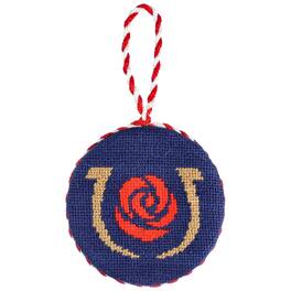 Smathers & Branson - Kentucky Derby Needlepoint Ornament - Navy