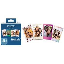 Fujifilm - INSTAX Mini Instant Film 40 Sheets Variety Pack with Sprinkles, Heart Sketch, Mermaid Tail and Rainbow Style