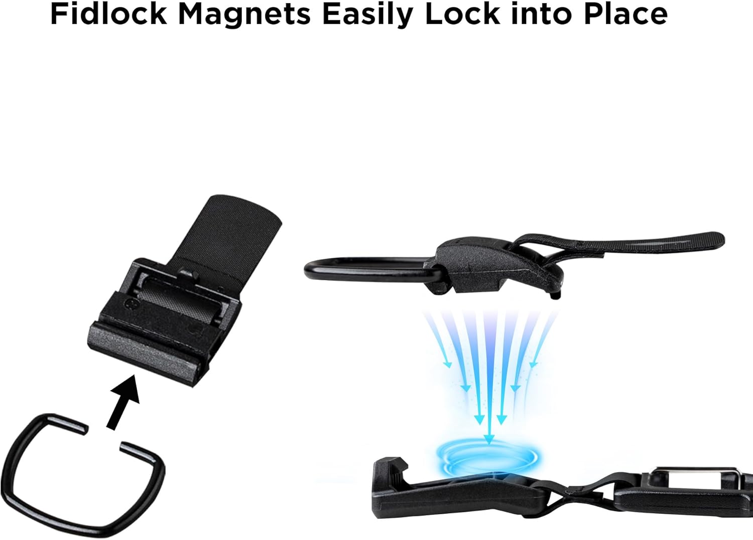 Fidlock Magnets Easily Lock into Place