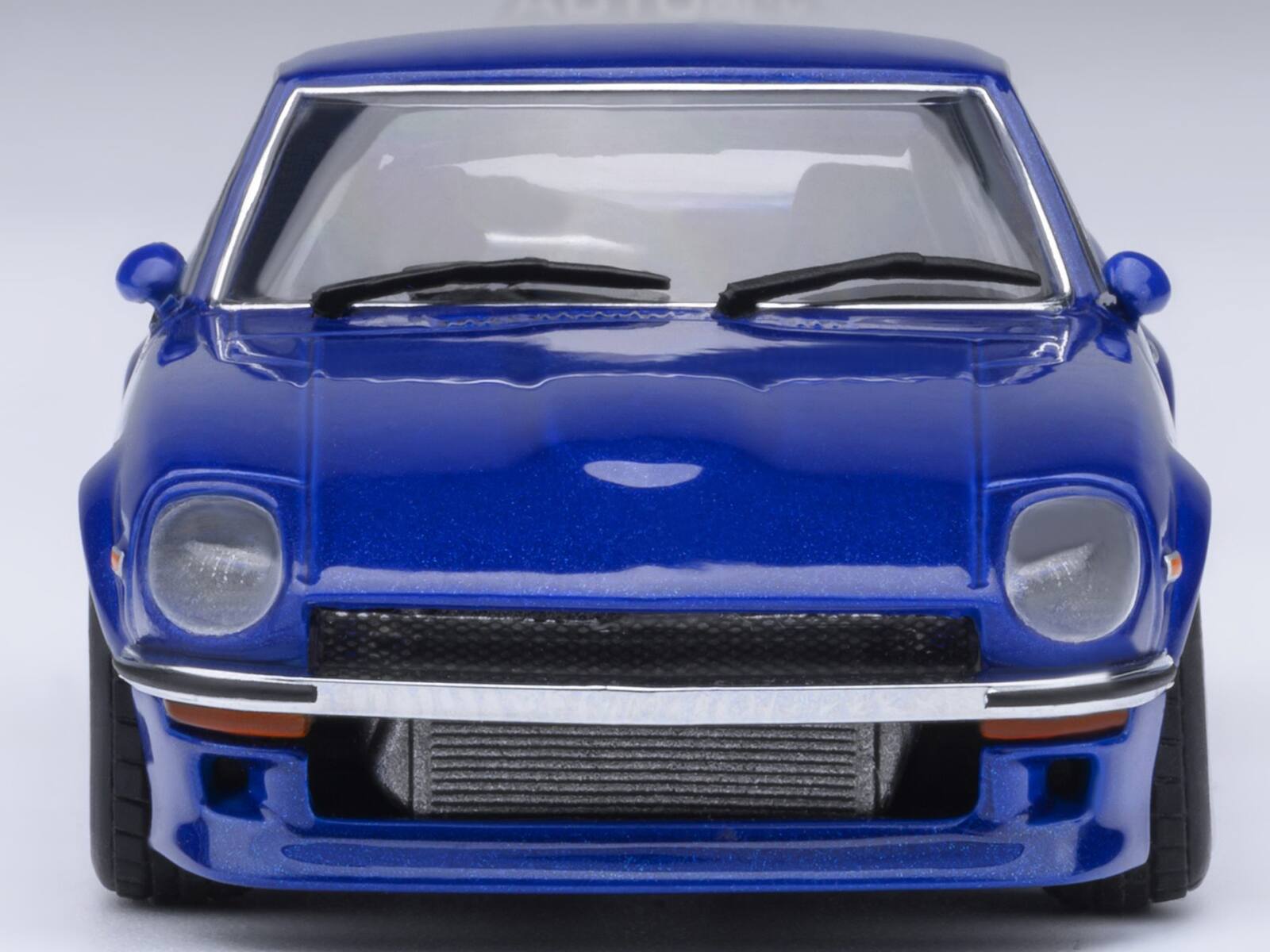 Alt View 3. Autoart - Nissan Fairlady Z RHD "Akuma No Z" Blue Metallic "Wangan Midnight - Comic #4 Version" Manga 1/64 Model Car by Autoart.