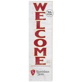Jardine - Cal State Stanislaus Warriors 10'' x 35'' Indoor/Outdoor Welcome Sign - White