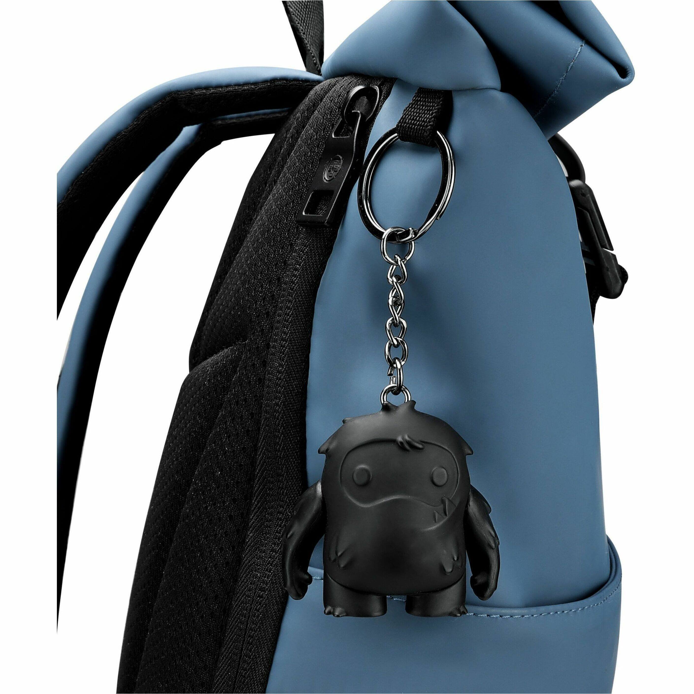 Alt View 22. Swissdigital Design - LAMONE Rolltop TSA-Friendly Water-Resistant Backpack With USB Charging Port  RFID Protection and Fits Up to 16″ Laptop - Dark Blue.