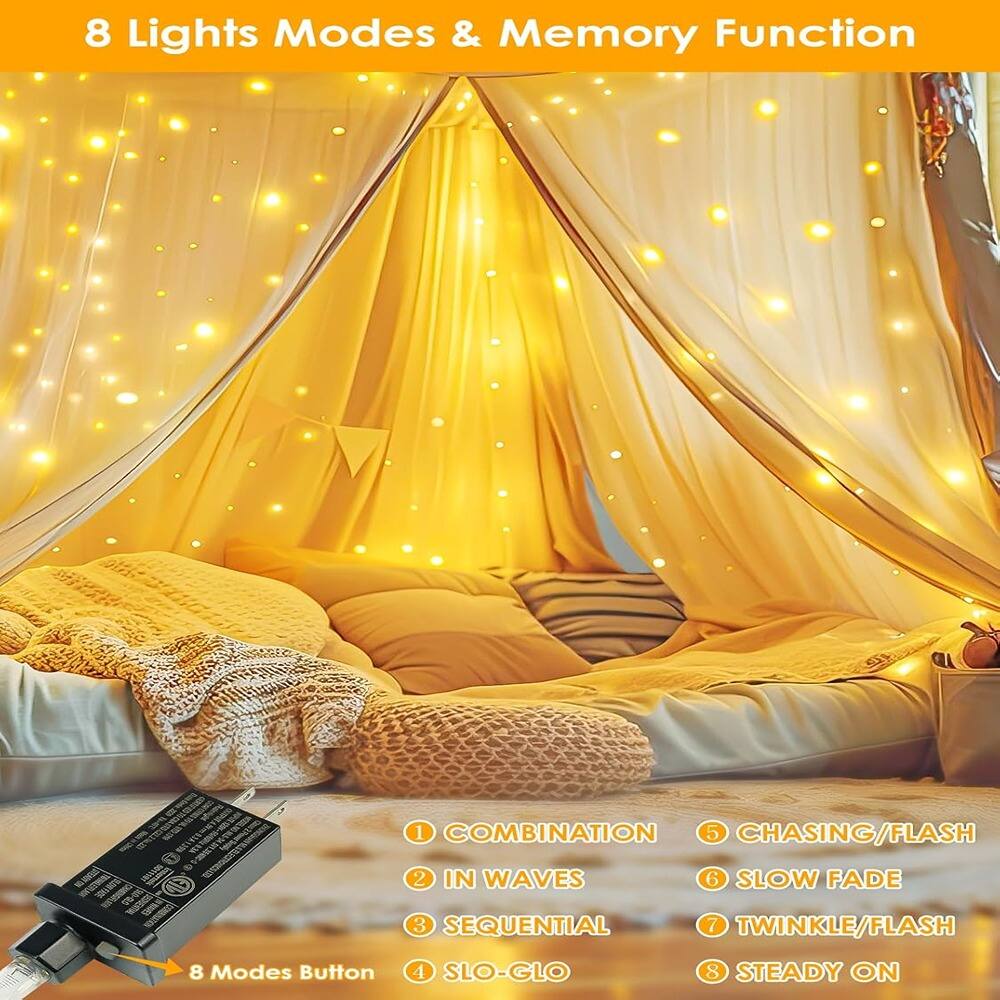8 Lights Modes & Memory Function

1. COMBINATION
2. IN WAVES
3. SEQUENTIAL
4. SLO-GLO
5. CHASING/FLASH
6. SLOW FADE
7. TWINKLE/FLASH
8. STEADY ON

8 Modes Button