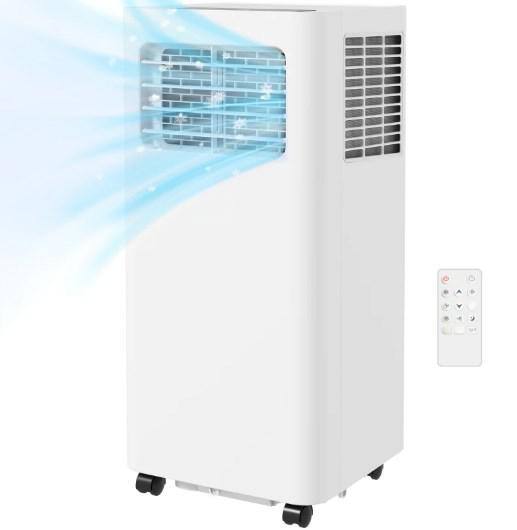 Angle. Loheer - Loheer Portable Air Conditioner 8000 BTU Mobile AC Unit with Window Kit.