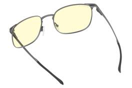 GUNNAR - Computer Glasses - Monterey, Matte Amber Lens - Blue Light Blocking, Relieve Dry Eye, Anti Glare - Gunmetal