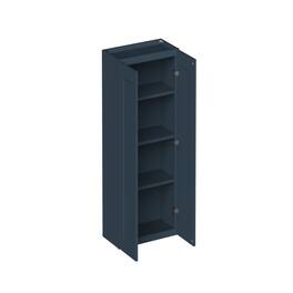 Boyel Living - 24-in W x 42-in H x 12-in D Shaker RTA Kitchen Wall Cabinet with Soft-Close - Charcoal Blue