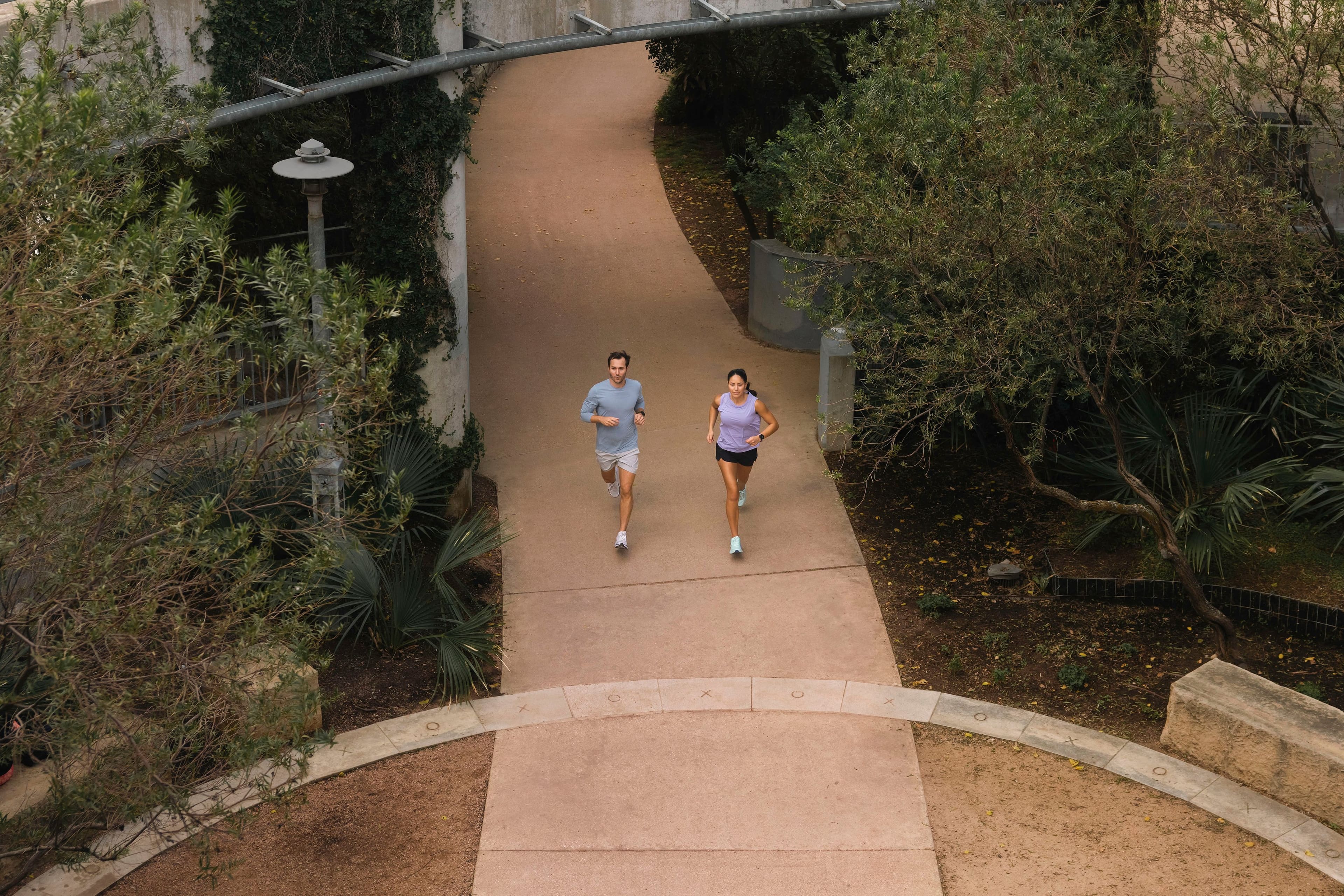 Alt View 3. Garmin - Forerunner 165 GPS Smartwatch 43 mm Fiber-Reinforced Polymer - Black/Slate Gray.