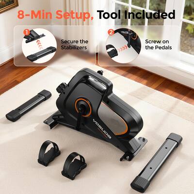 FED Fitness Under Desk Bike Pedal Exerciser Magnetic Mini Exercise FED Fitness Under Desk Bike Pedal Exerciser Magnetic Mini Exercise