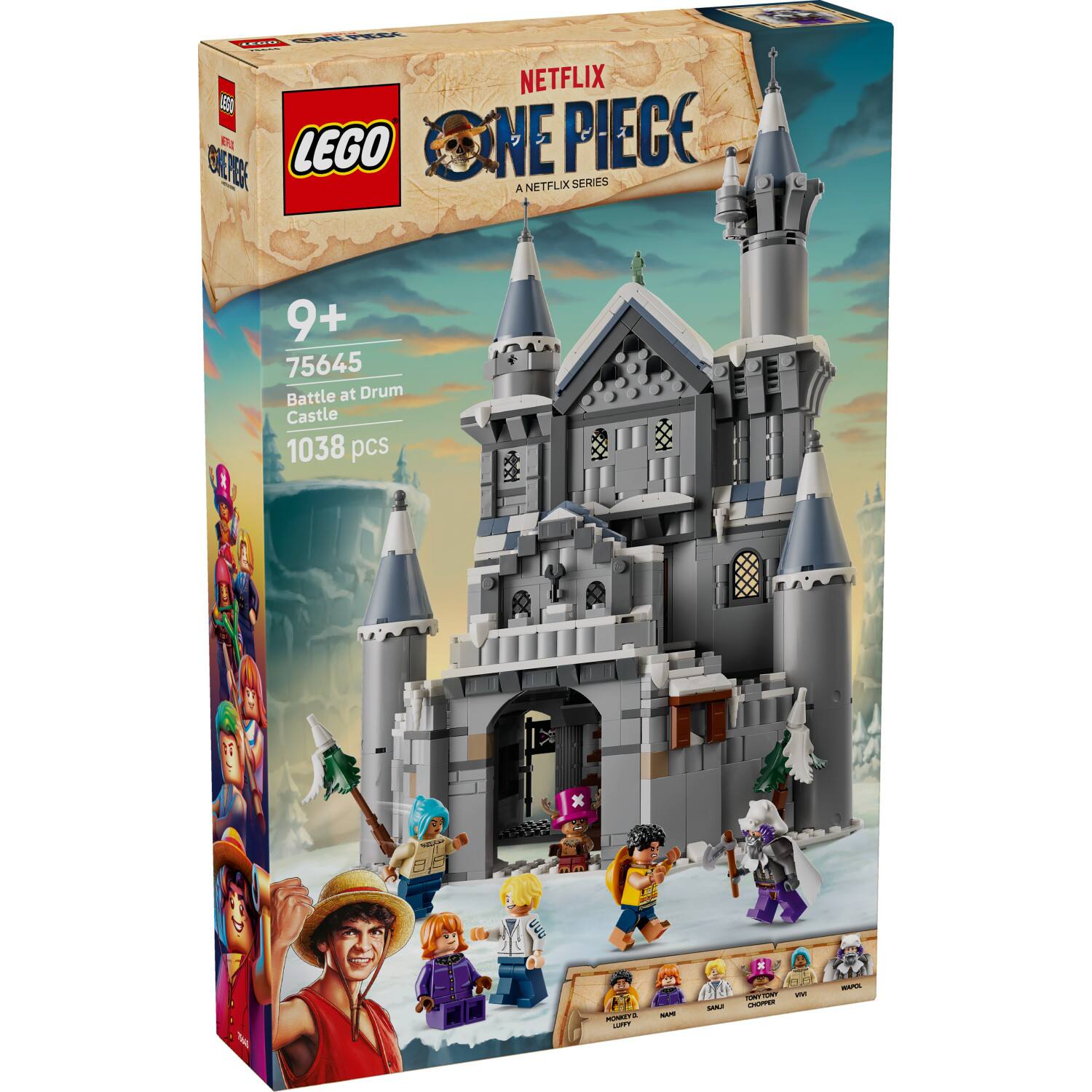 BARA 11 LEGO BEK NETFLIX NE PIECE A NETFLIX SERIES 9+ 75645 Battle at Drum Castle 1038 pcs