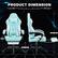 PRODUCT DIMENSION
- Width: 50.8" - 46.9"
- Height: 24.8"
- Depth: 19.7"
- Armrest Height: 3.9"
- Seat Height: 21.7" - 17.7"
- Backrest Height: 19.3"
- Seat Depth: 20.5"