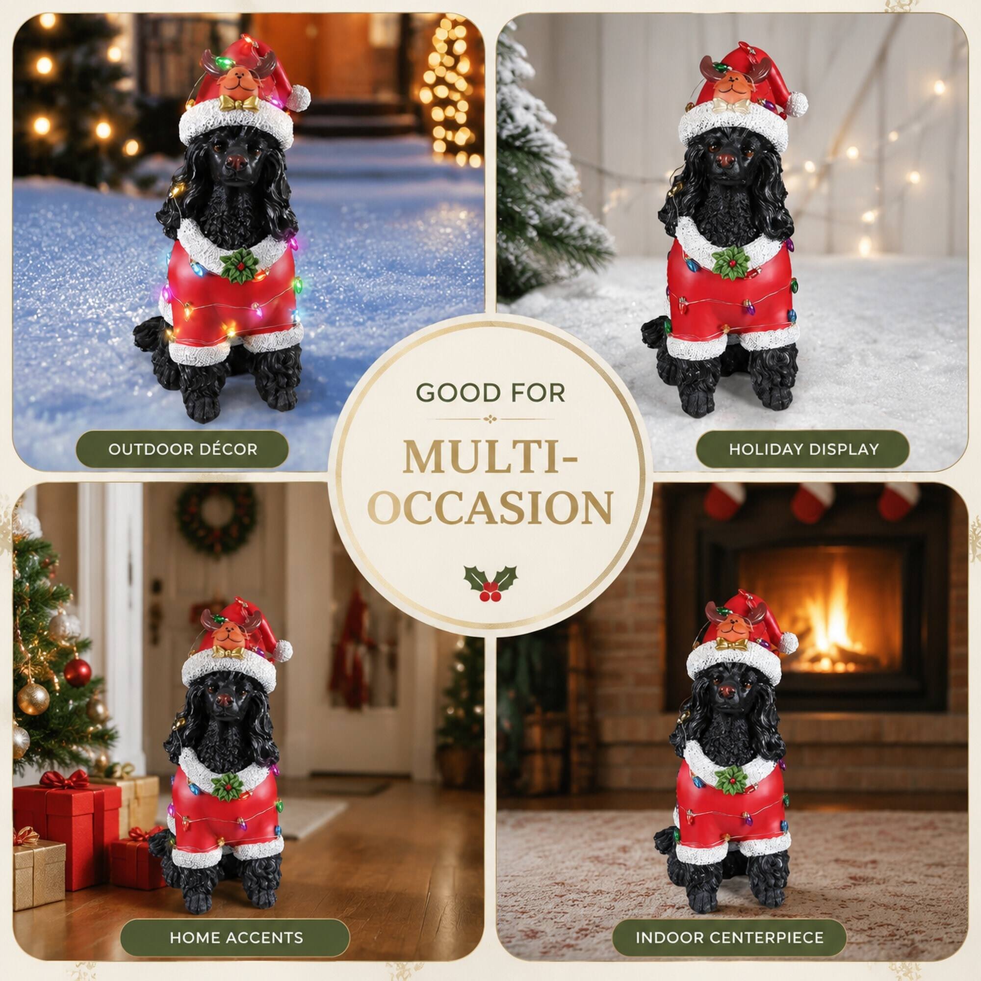 GOOD FOR  
MULTI-OCCASION  
OUTDOOR DÉCOR  
HOLIDAY DISPLAY  
HOME ACCENTS  
INDOOR CENTERPIECE