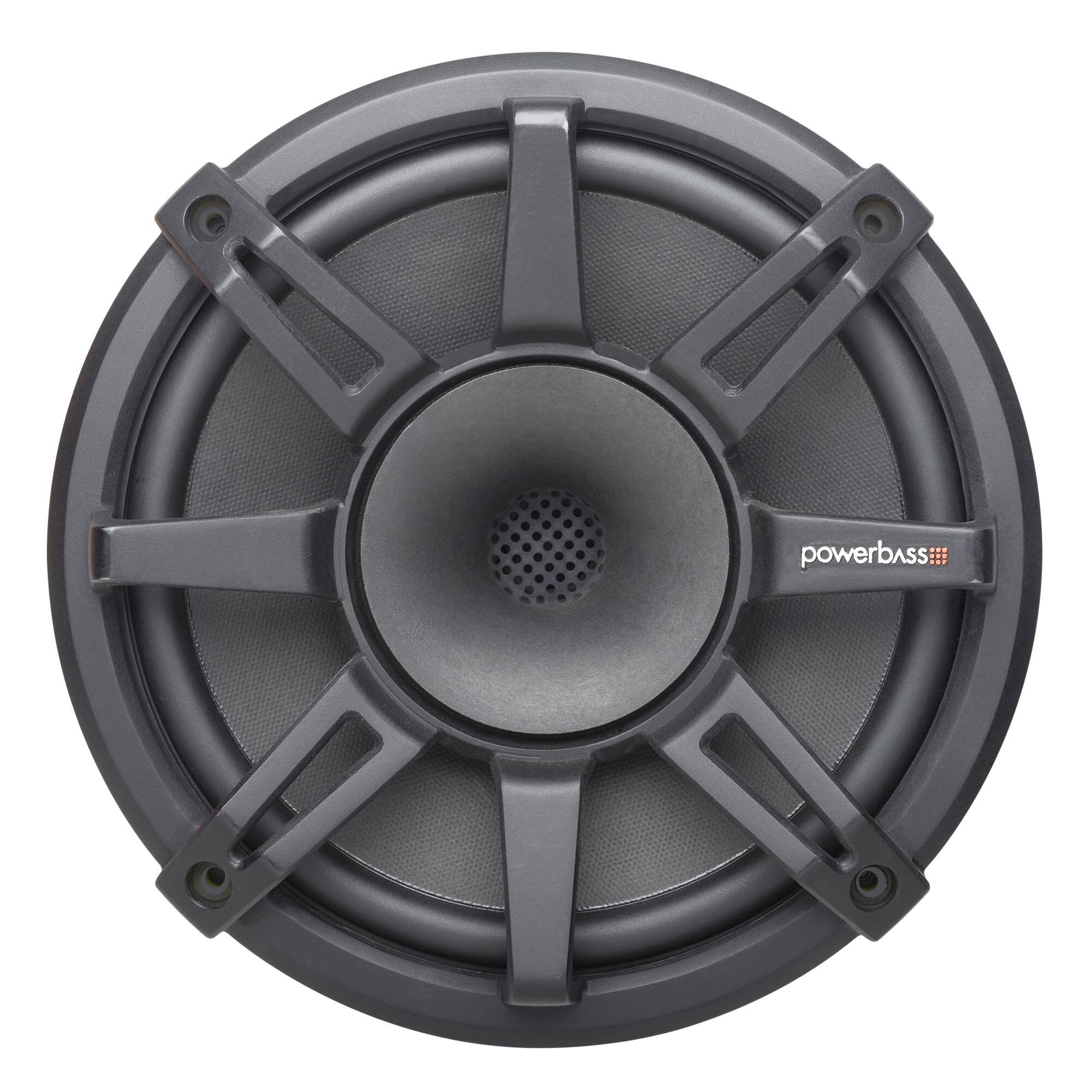 Alt View 10. Powerbass - PowerBass PBX-PRO8CD - 8" Pro Mid Range with Compression Horn Tweeters, Pair - 150Wrms / 300Wmax - 4 ohm - Black/Gray.